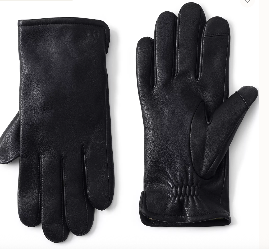 Men's Lined Leather Gloves