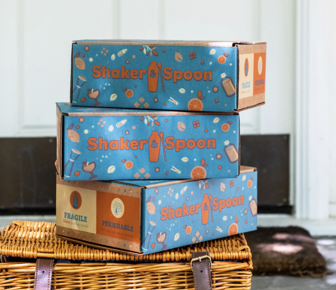 Shaker &amp; Spoon Cocktail Box