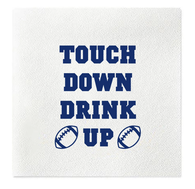 Touchdown Drink Up Napkins