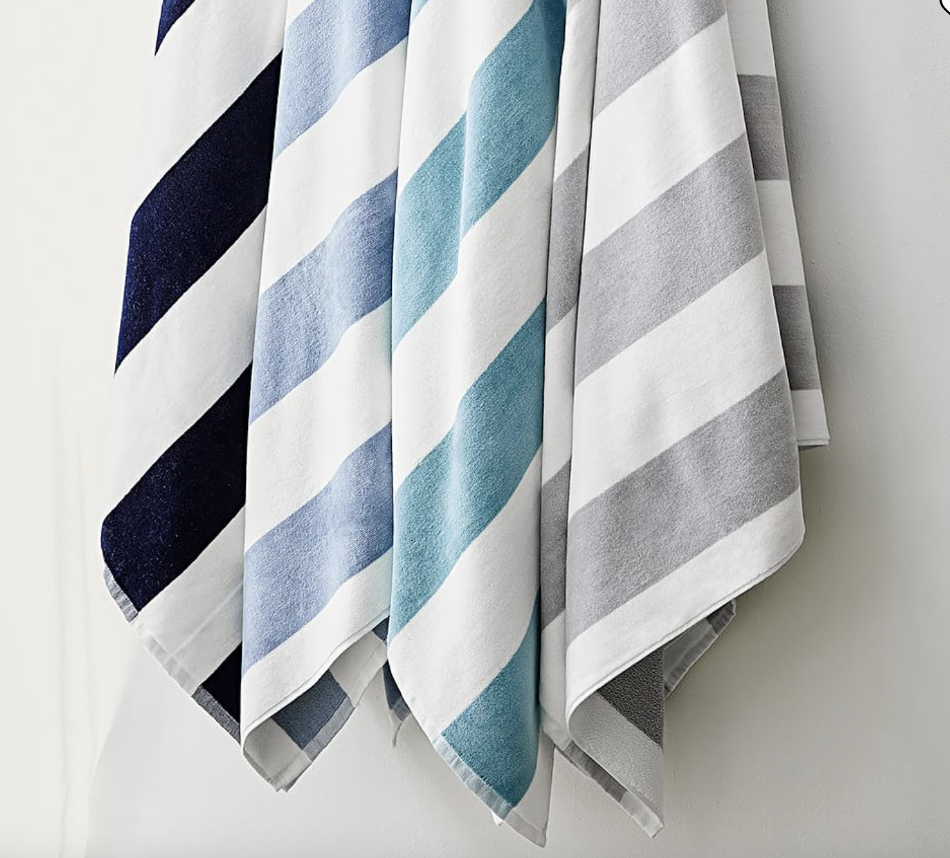 Fun Striped Beach Towel