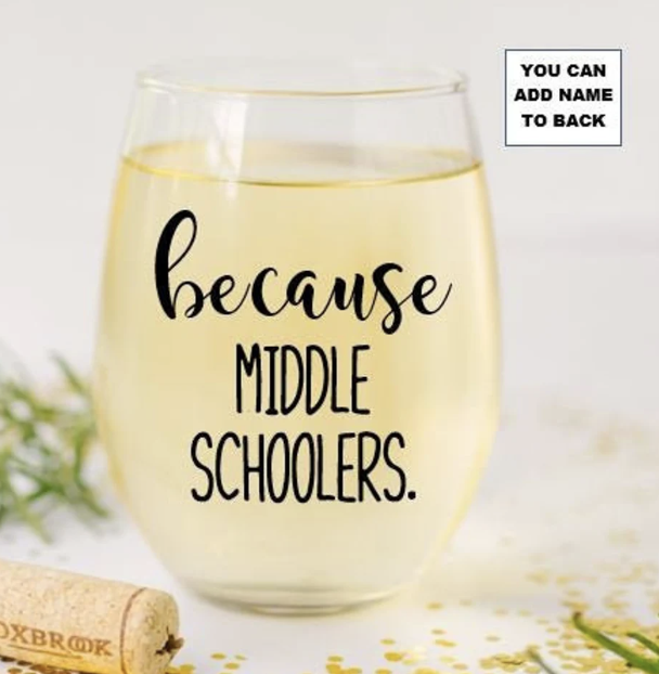 Funny Wine Glass (add bottle)