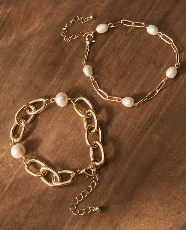 Link Pearl Bracelets