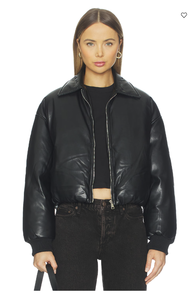 Faux Leather Jacket