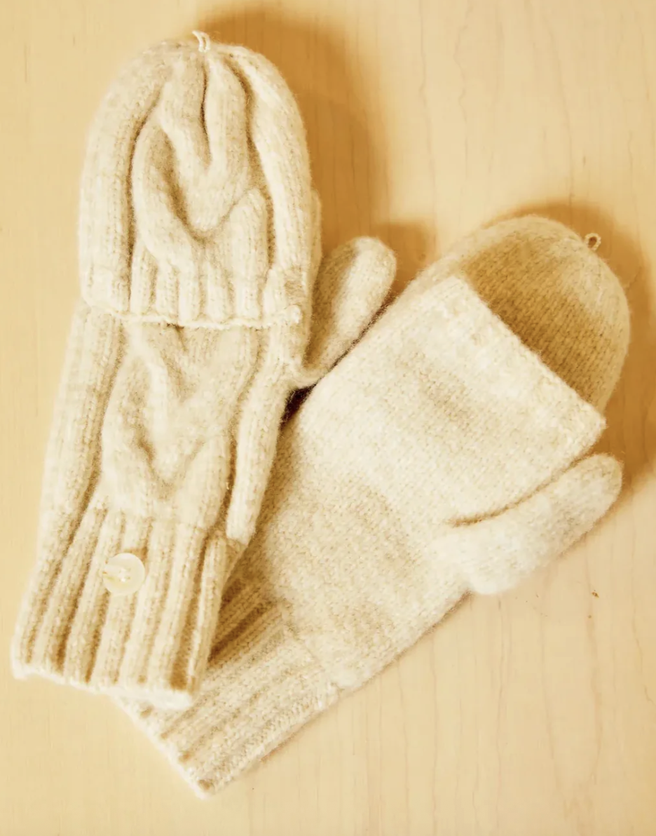 Cable Knit Mittens