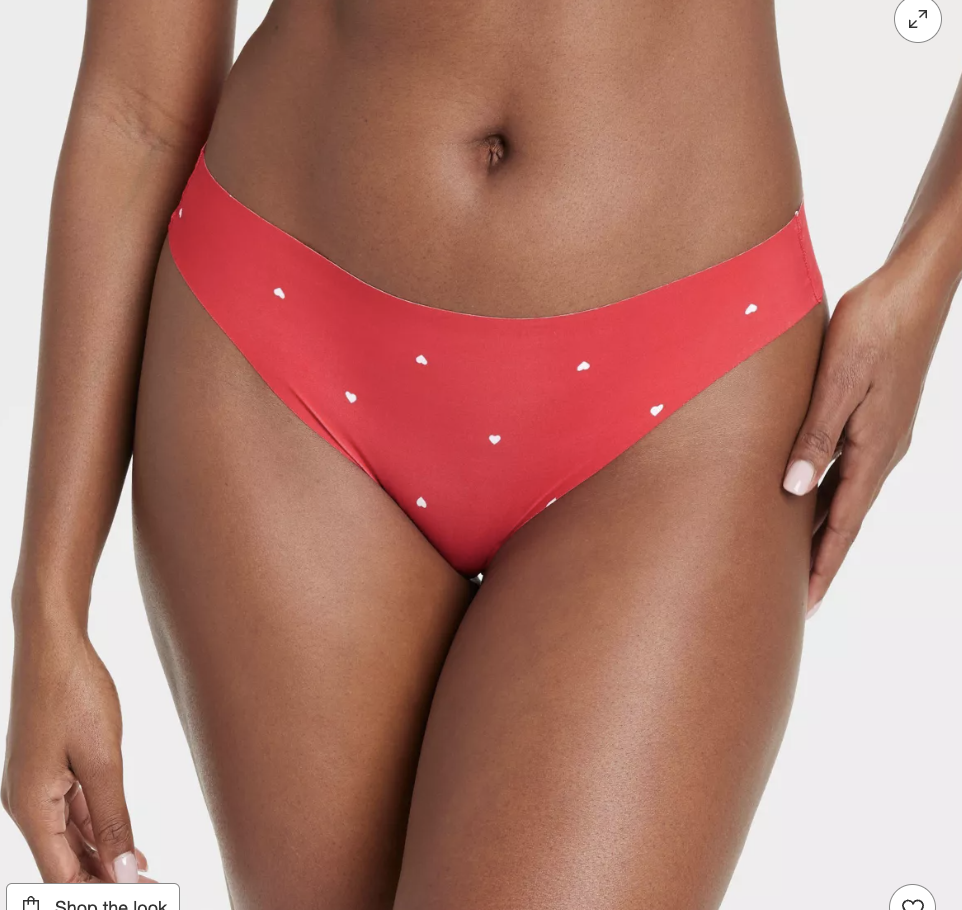 Red Heart Thongs