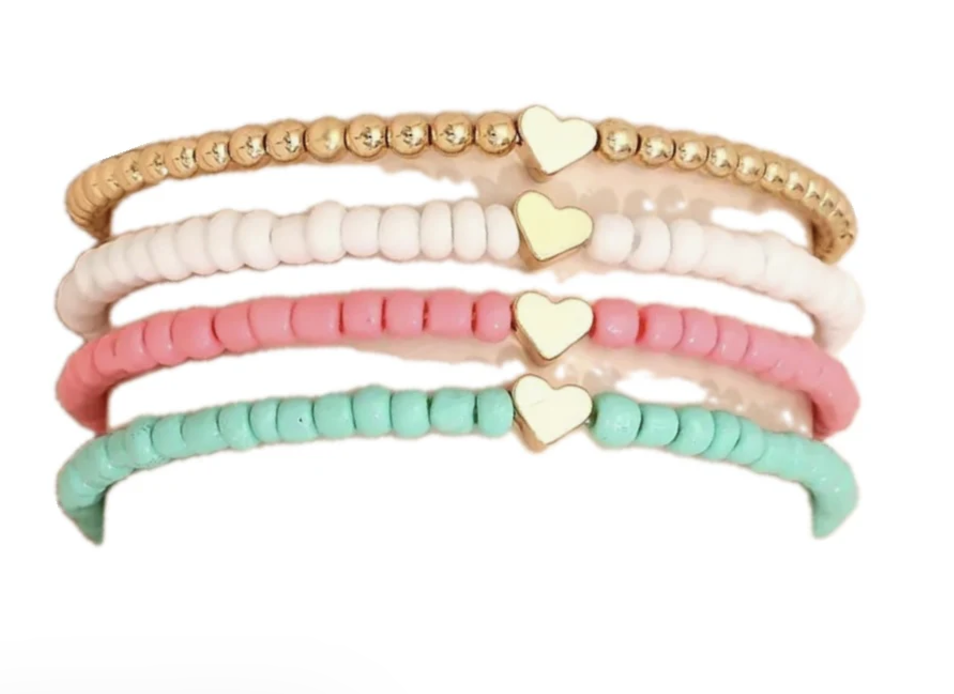 Erin McDermott Heart Bracelets