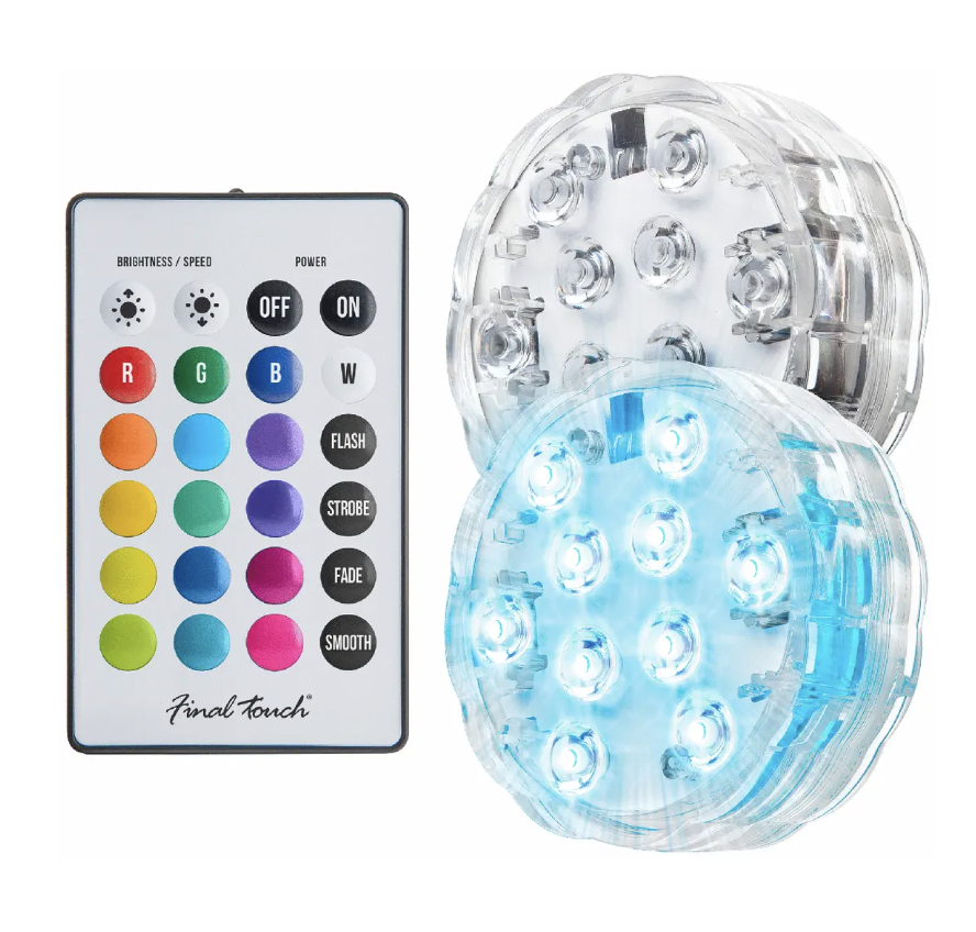 Final touch cooler lights