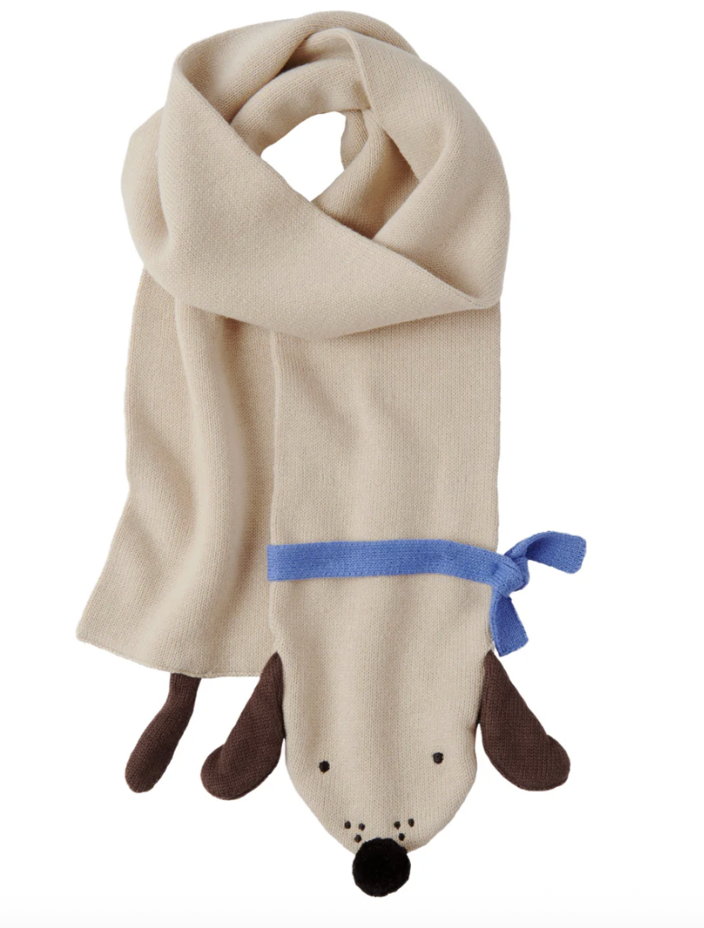 Knitted Puppy Scarf
