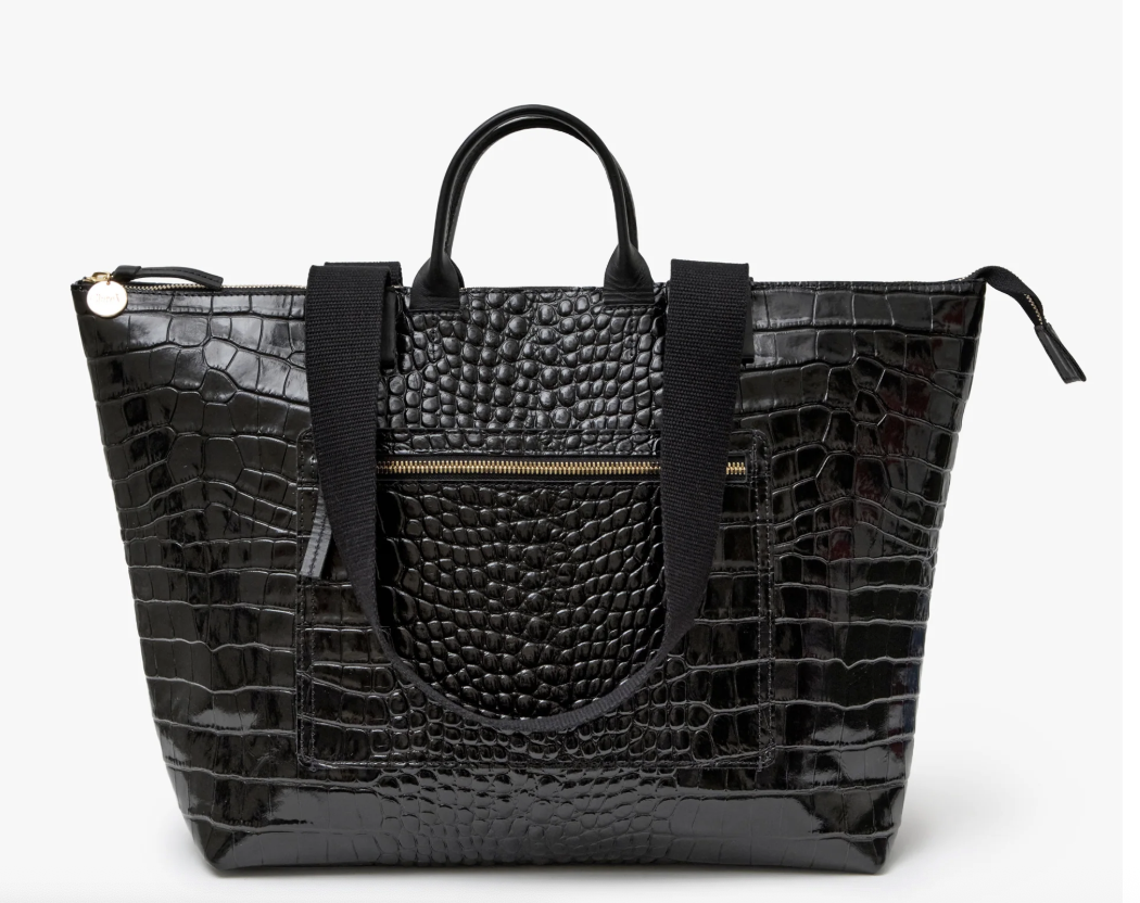 Clare V Le Zip Sac (suitcase pocket!)
