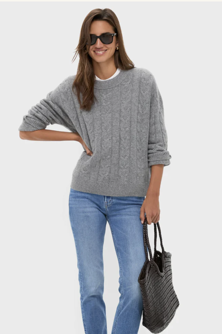 Cable Knit Sweater (fun colors!)