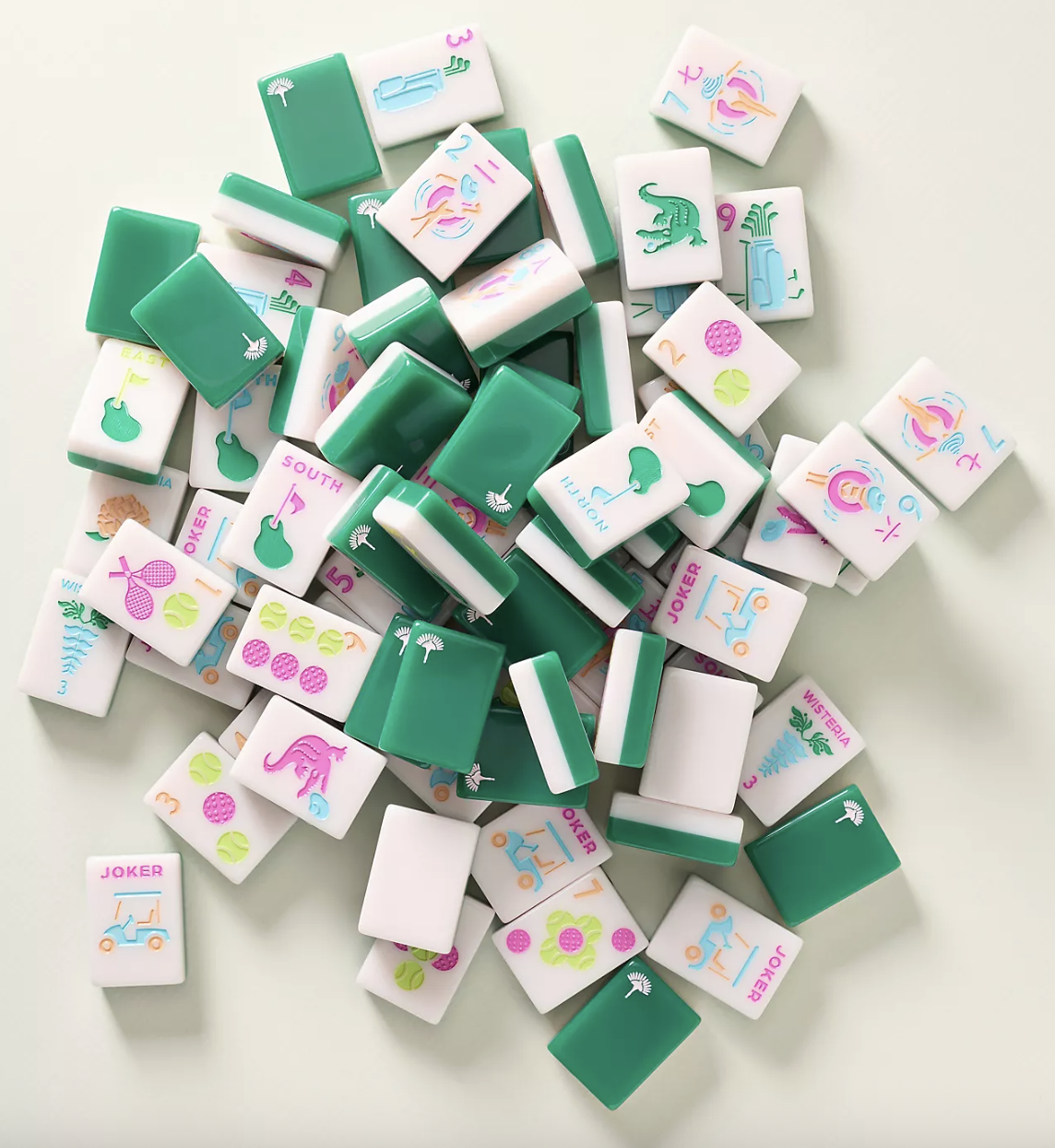 Charleston Mahjong Tile Set
