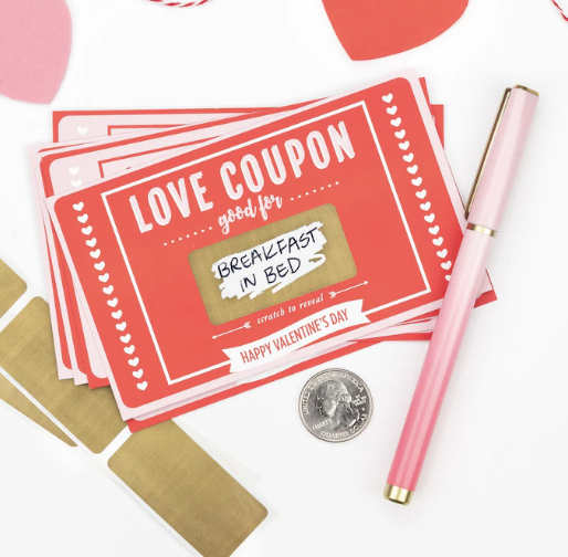 Scratch Off Love Coupons