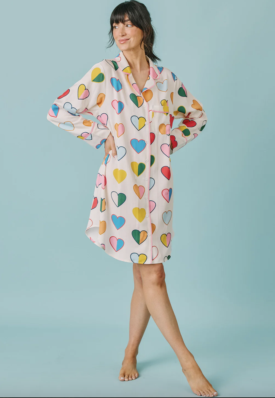 Katie Kime Heart Sleep Shirt