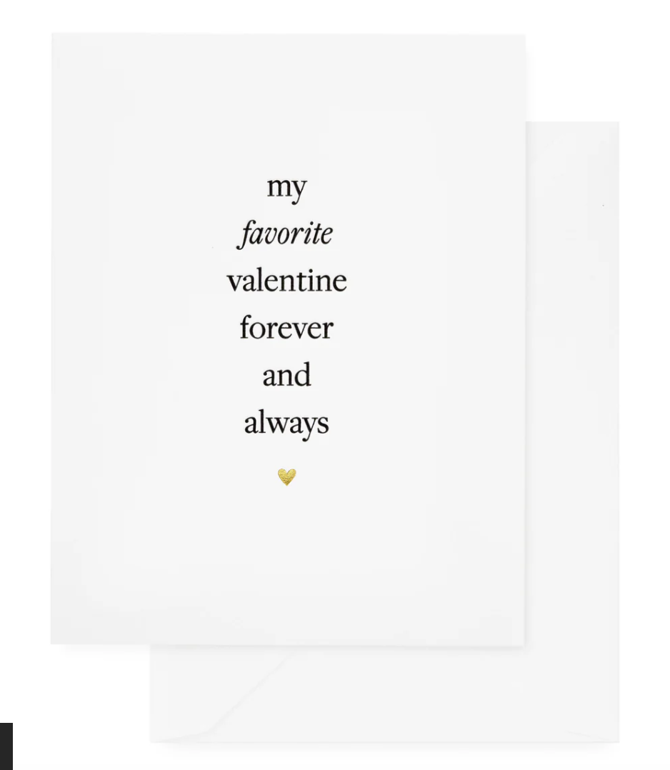 My Favorite Valentine Card