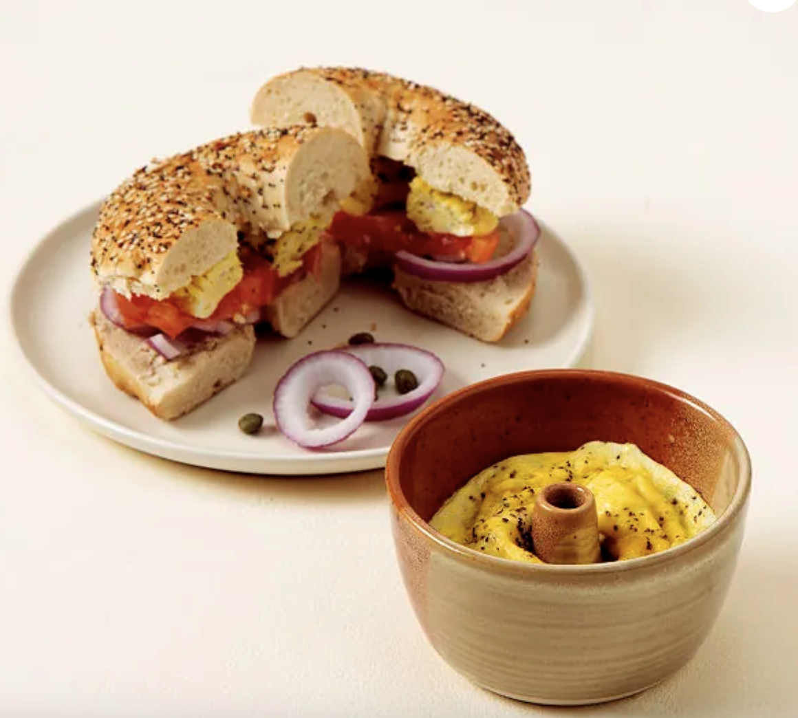 Egg on a Bagel Maker