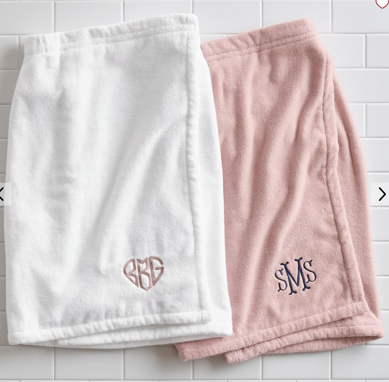 Velcro Bath Towels
