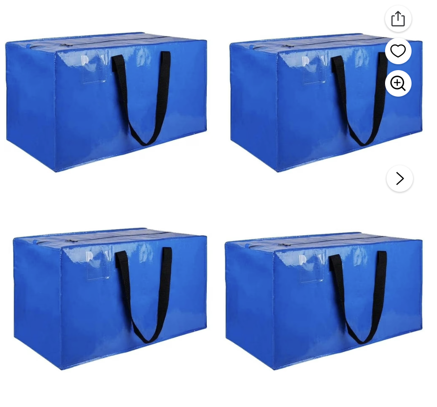 Blue Packing Bags