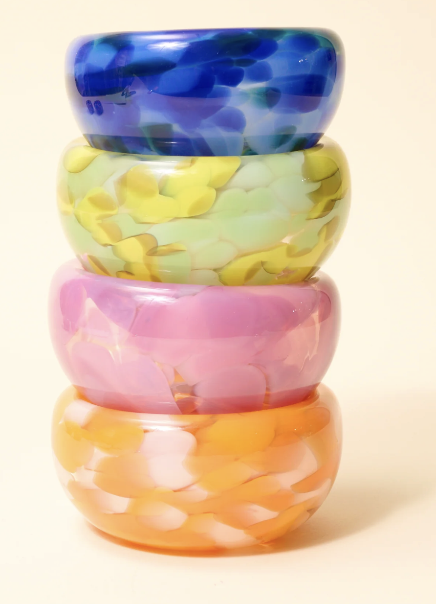 Glass Rainbow Bowl