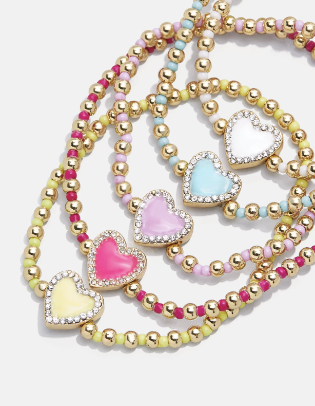 Bauble Bar Heart Bracelets