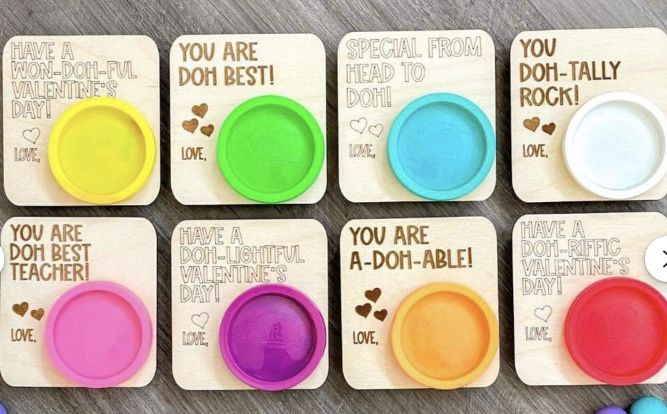 Play Dough Valentines