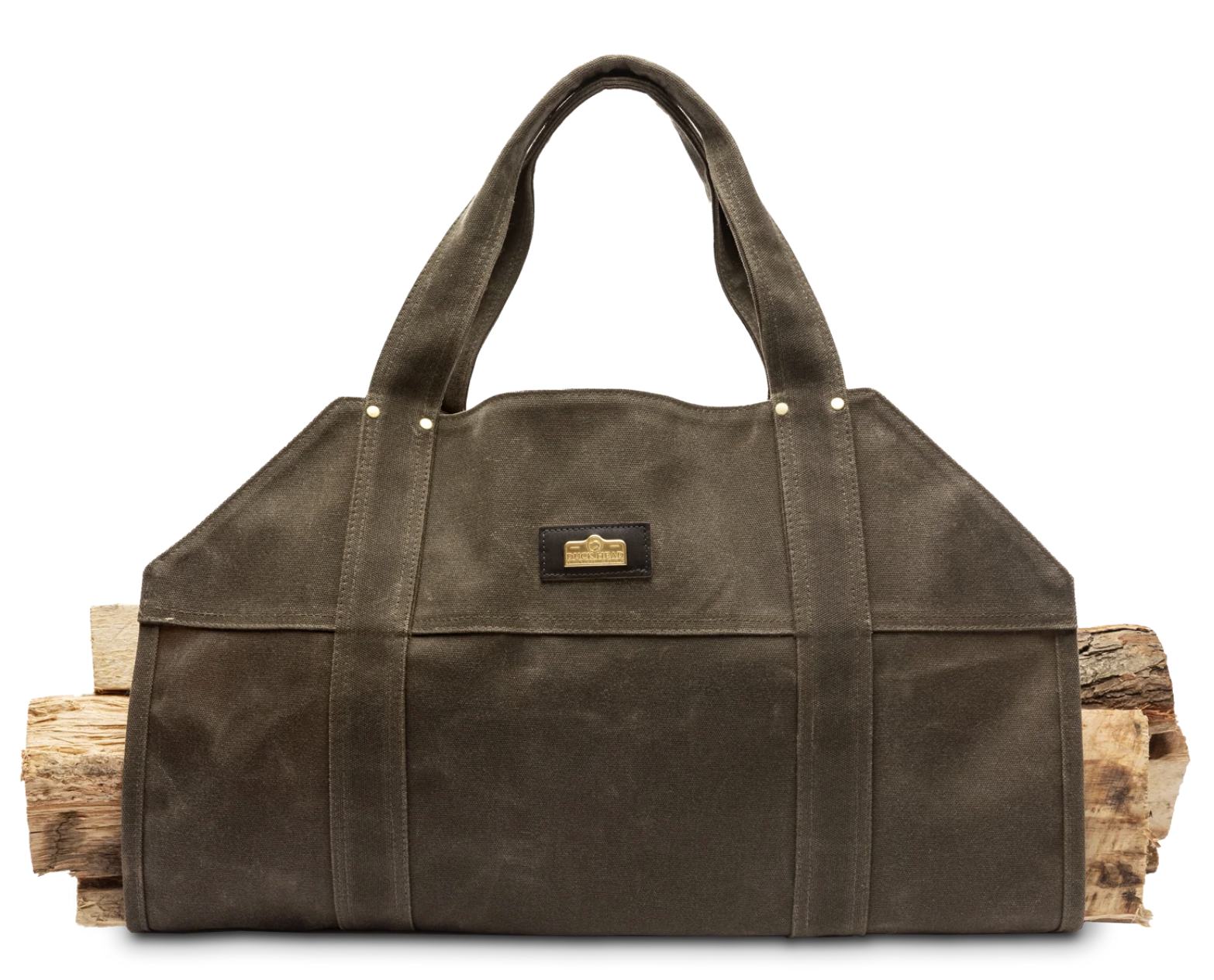 Waxed Log Carrier