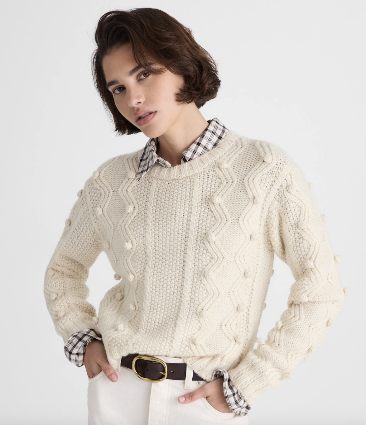 Cream Wool Sweater