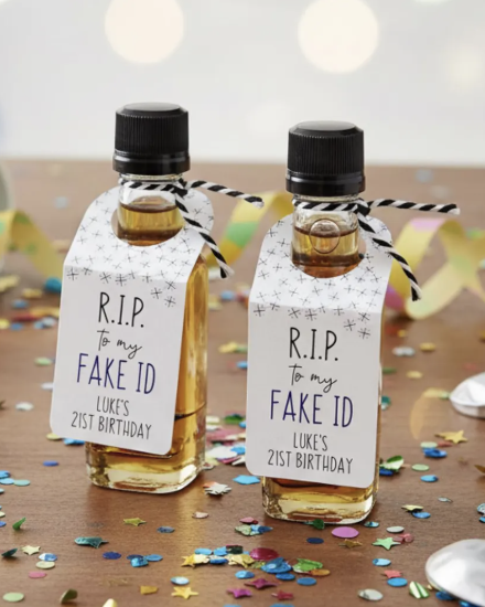 Shot Bottle Tags