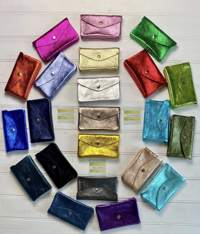 Mini Leather Wallet (add $$ or gift alone!)