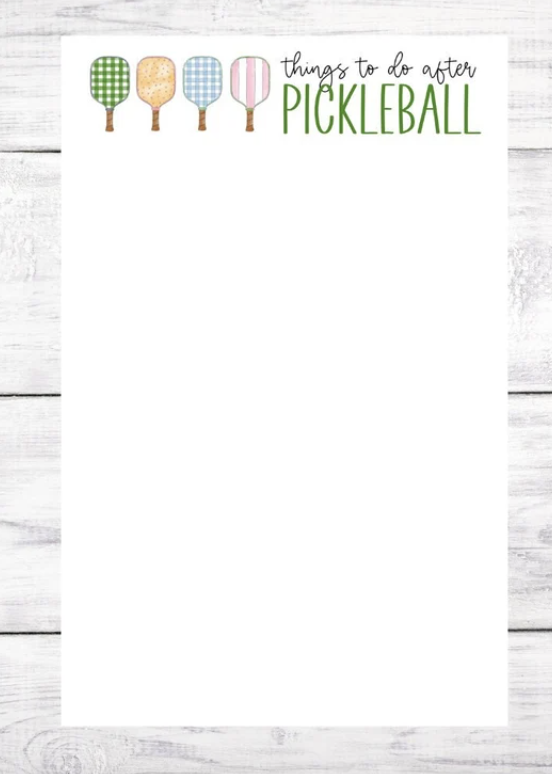 Pickleball Notepad