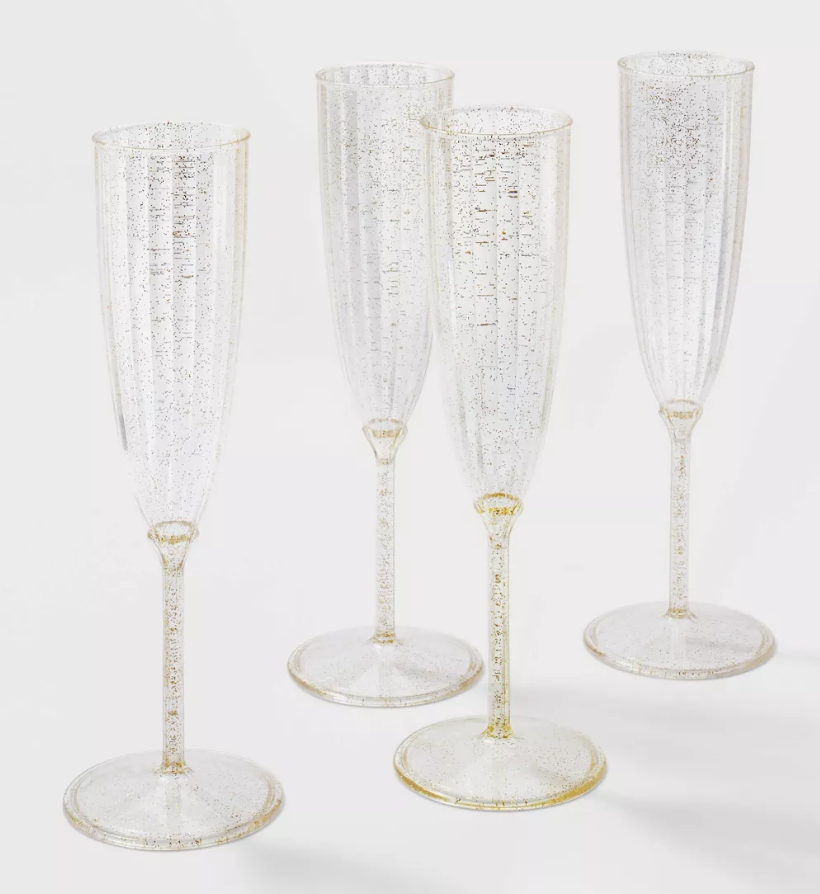Plastic Champagne Flutes