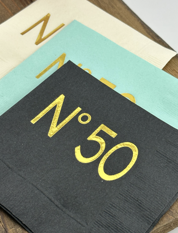 No. 50 Cocktail napkins