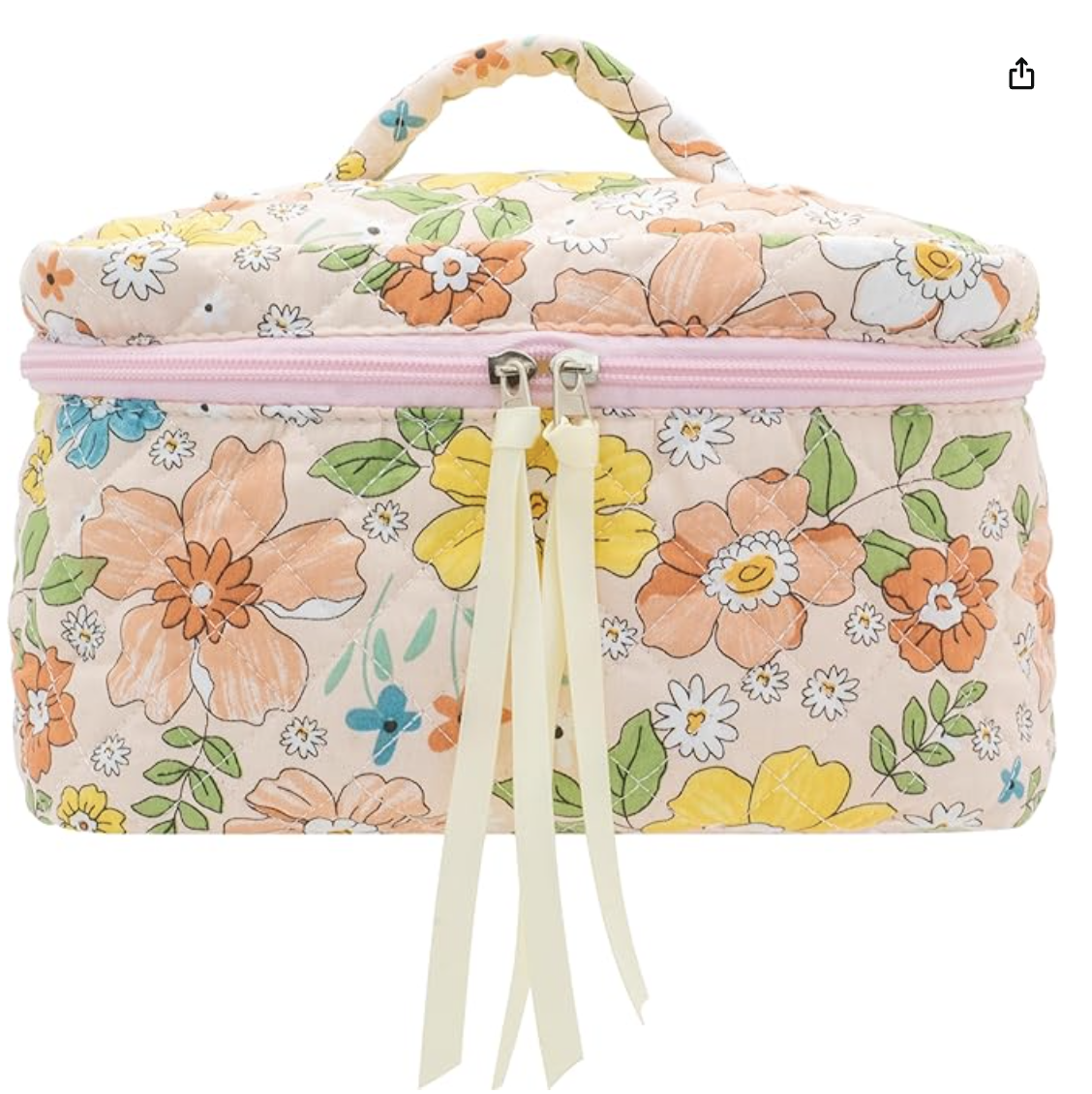 Vera Bradley Cotton Makeup Bag dupe