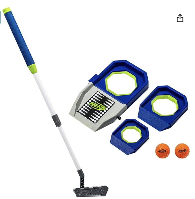 Nerf golf trick shot set