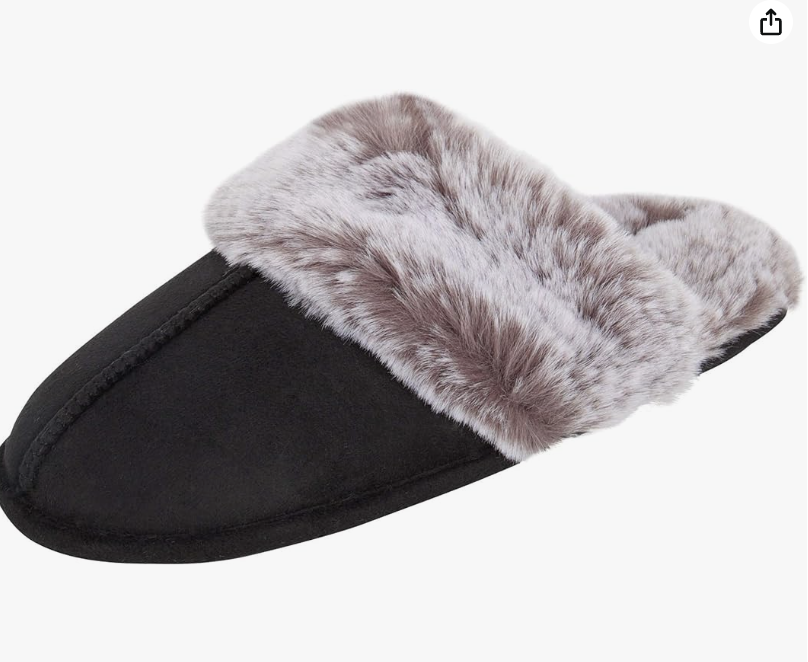 Jessica Simpson Faux Fur Slippers (college)