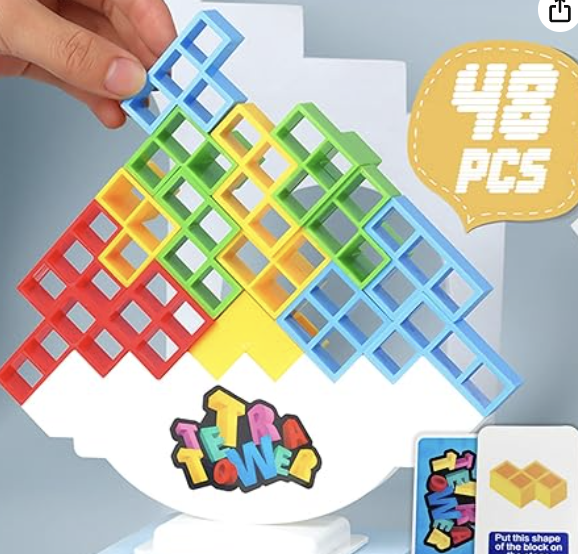 Tetra Tower Balancing Game (kids)