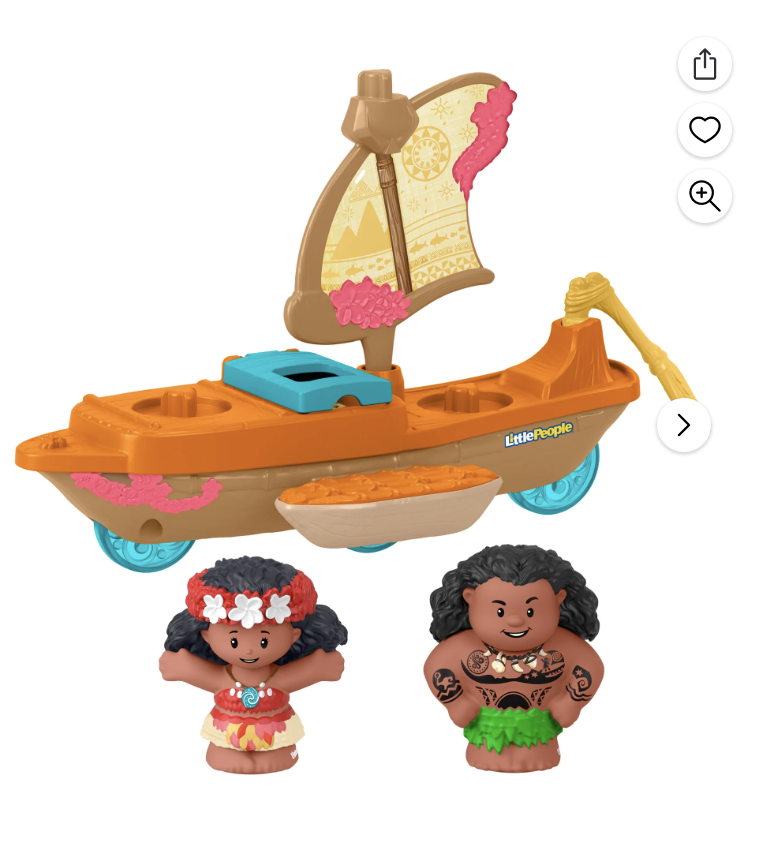 Moana Little People Boat