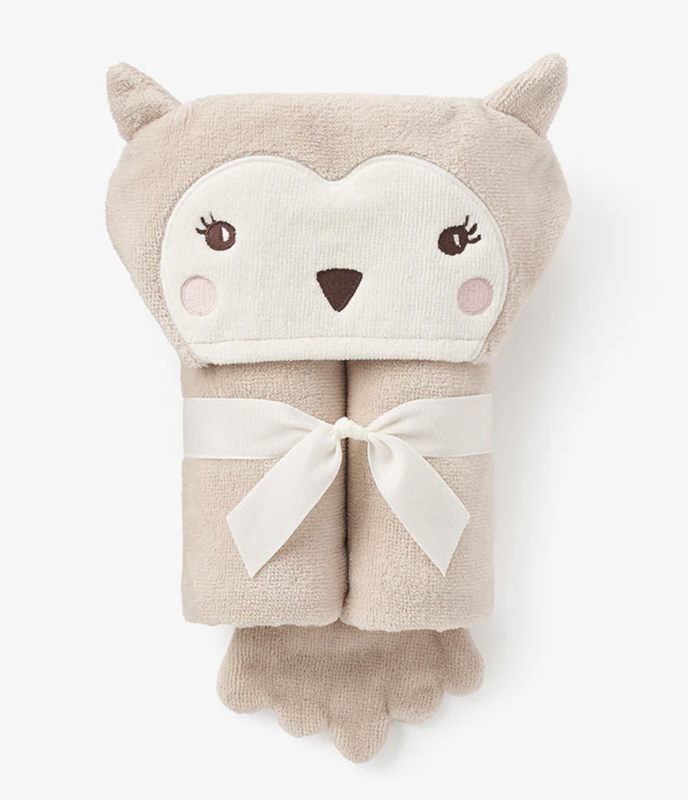 Owl Hooded Towels