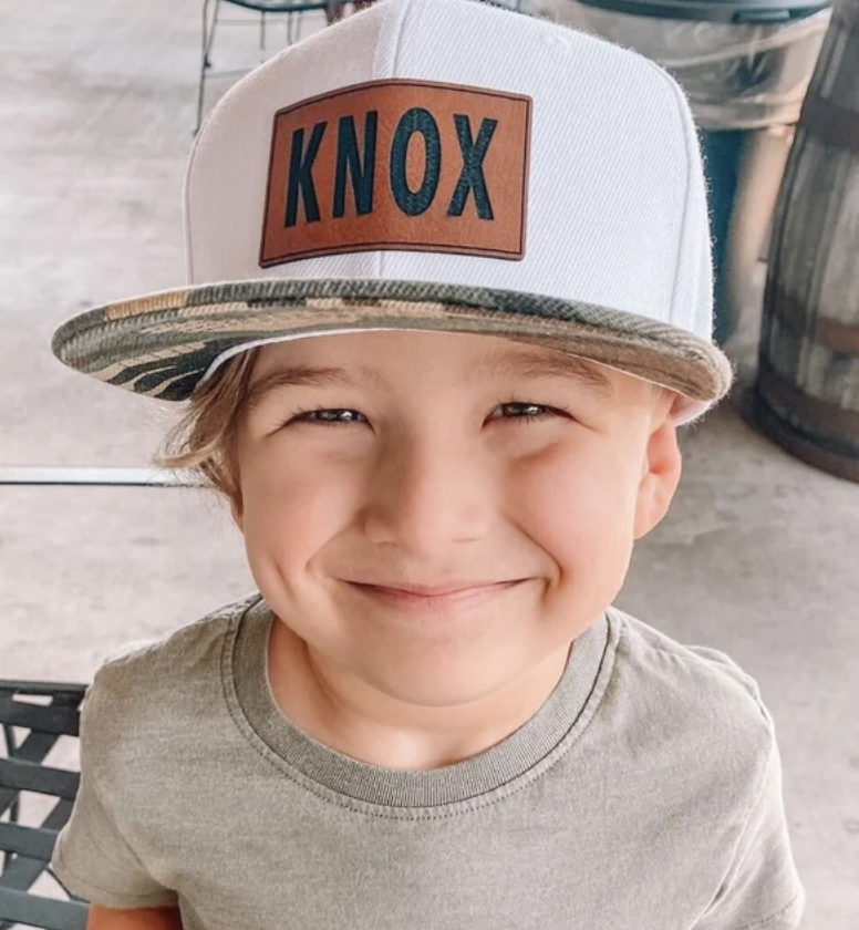 Leather Patch Hat