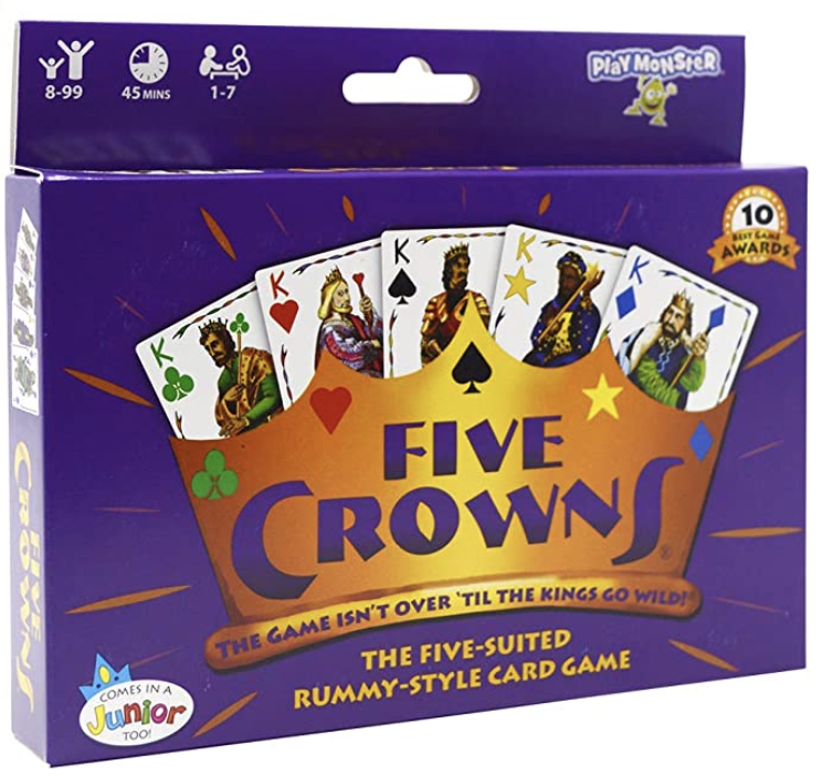 WE PLAY FIVE CROWNS  ONCE A WEEK AND LOVE THESE CARD HOLDERS TO HELP ORGANIZE OUR CARDS!