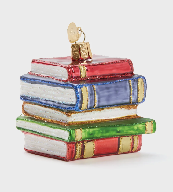 Pretty Book Ornament