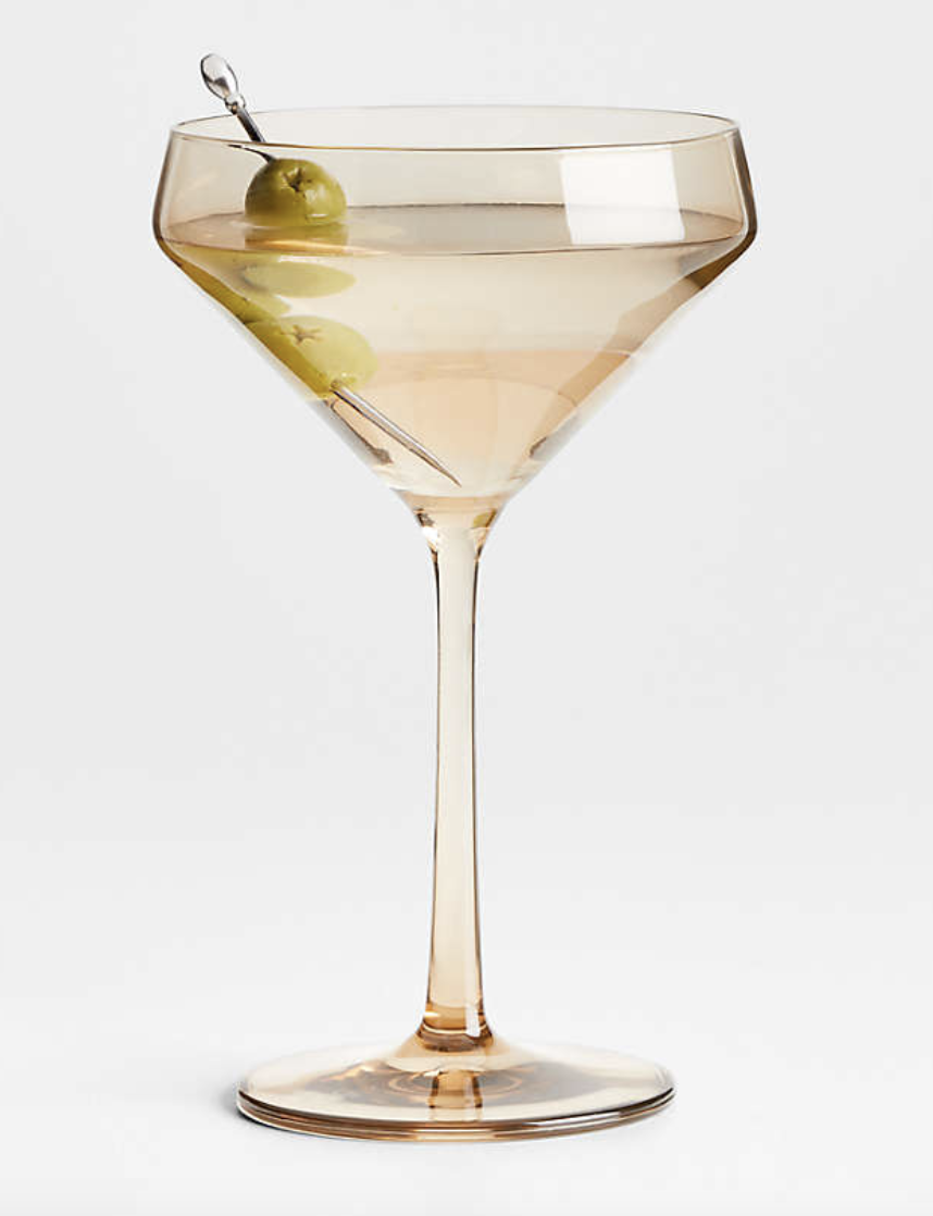 Crate &amp; Barrel Martini Glasses