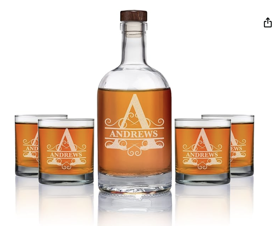 Personalized Whiskey Glasses