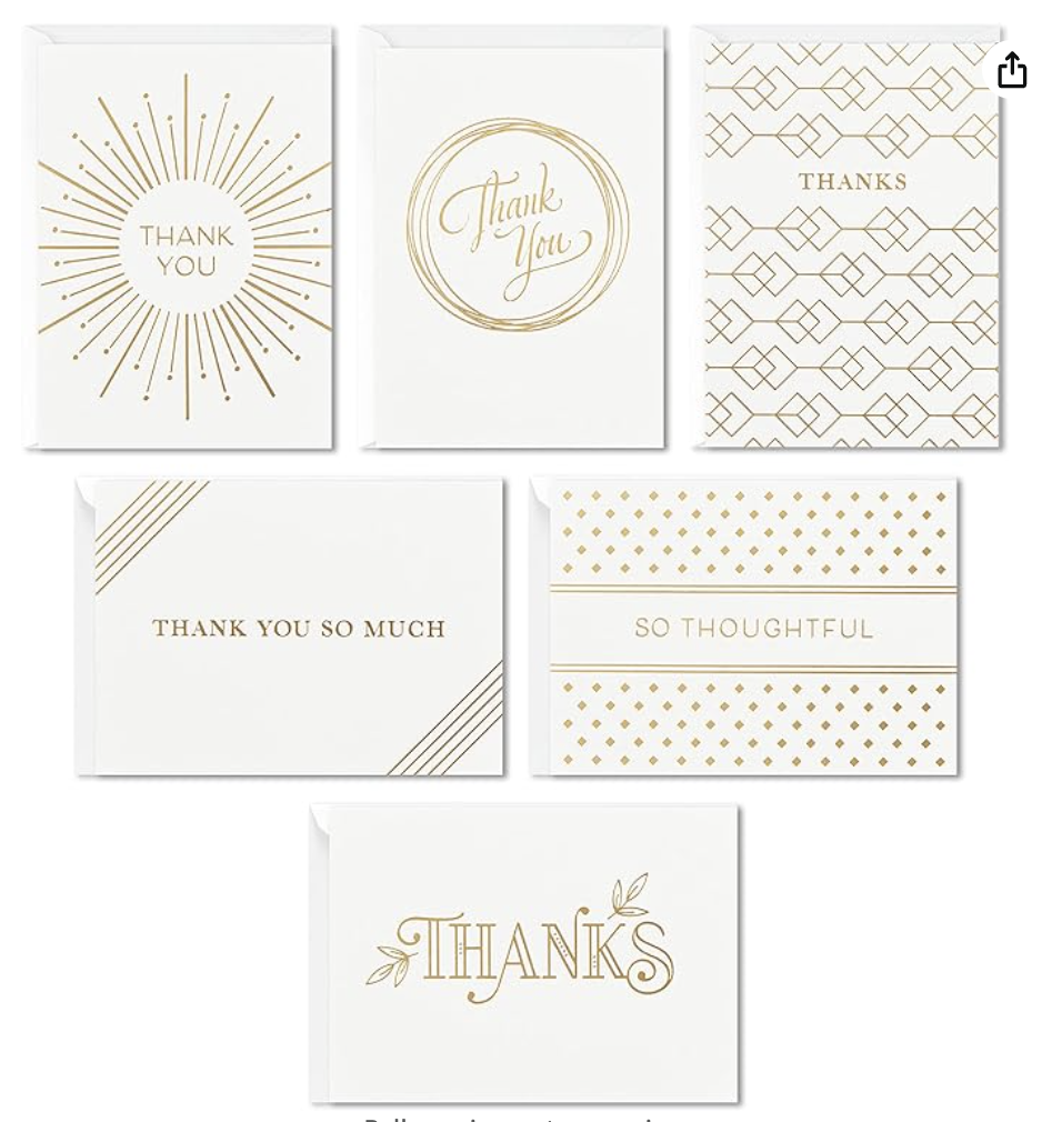 Assorted Thank you cards