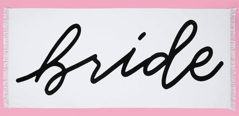 Bride Beach Towel