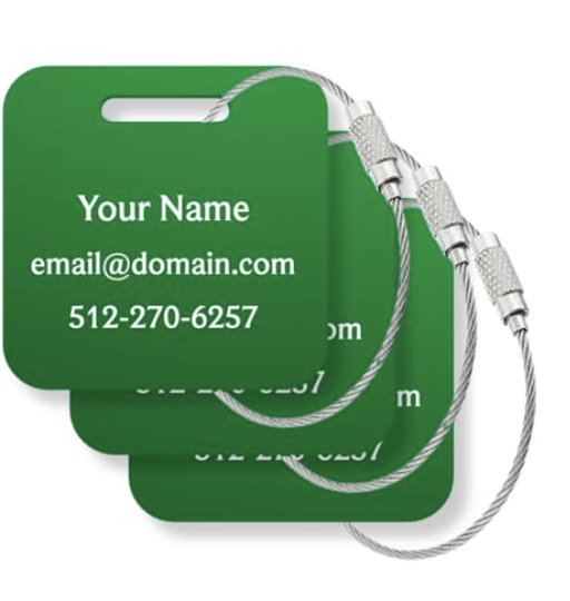 Personalized Luggage Tags (new name!)