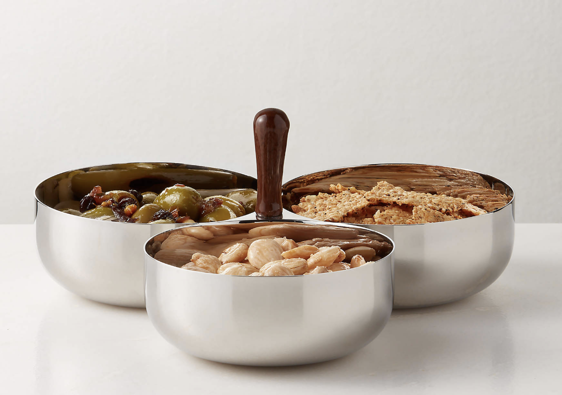 Triple Appetizer Bowl (gift their fav. snack)