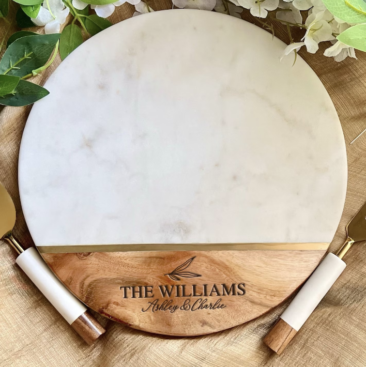 Personalized Cheese Board