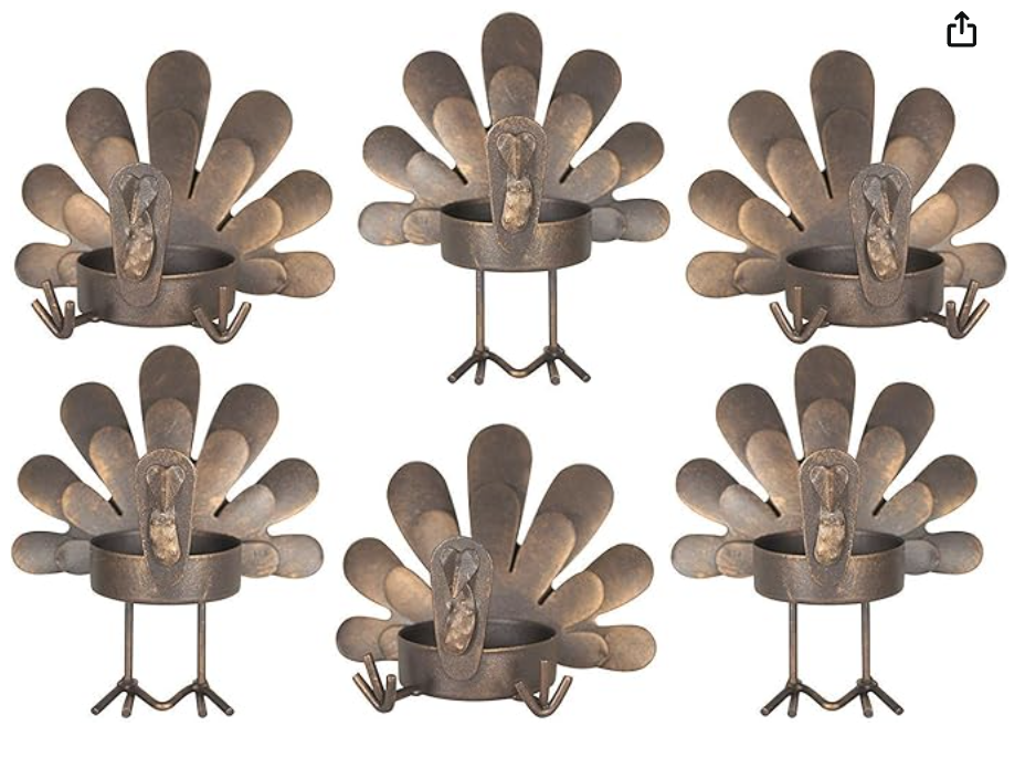 Turkey Tealight Holders