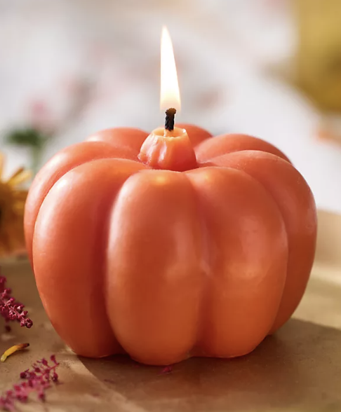 Small Beeswax Pumpkin