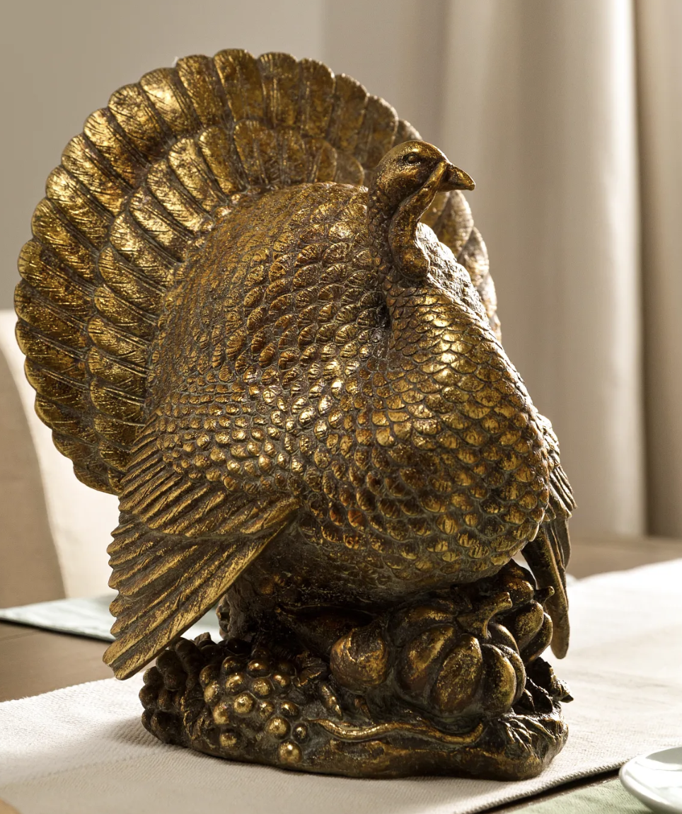 Bronze Tabletop Turkey